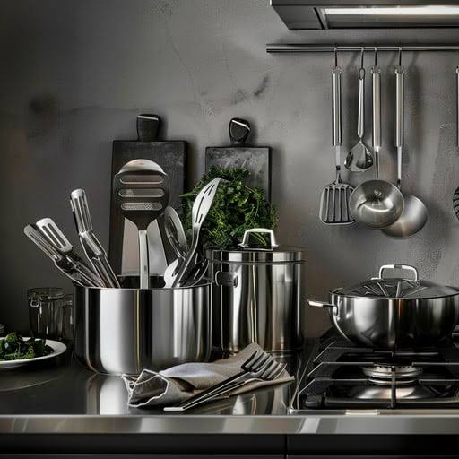 Kitchen Utensils - Stainless Steel Cookware